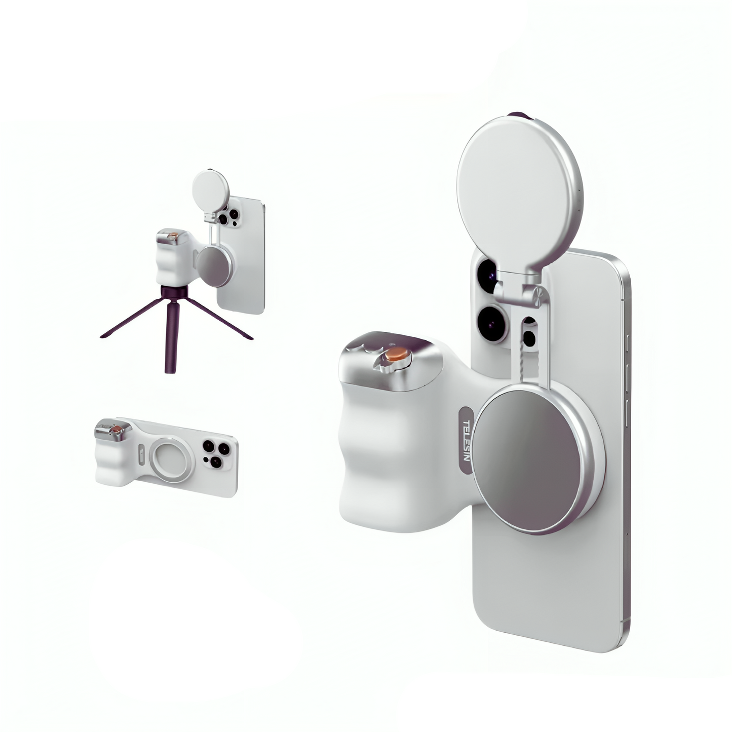 Phone Camera Shoot Hand Grip Magnetic Smart Phone Holder
