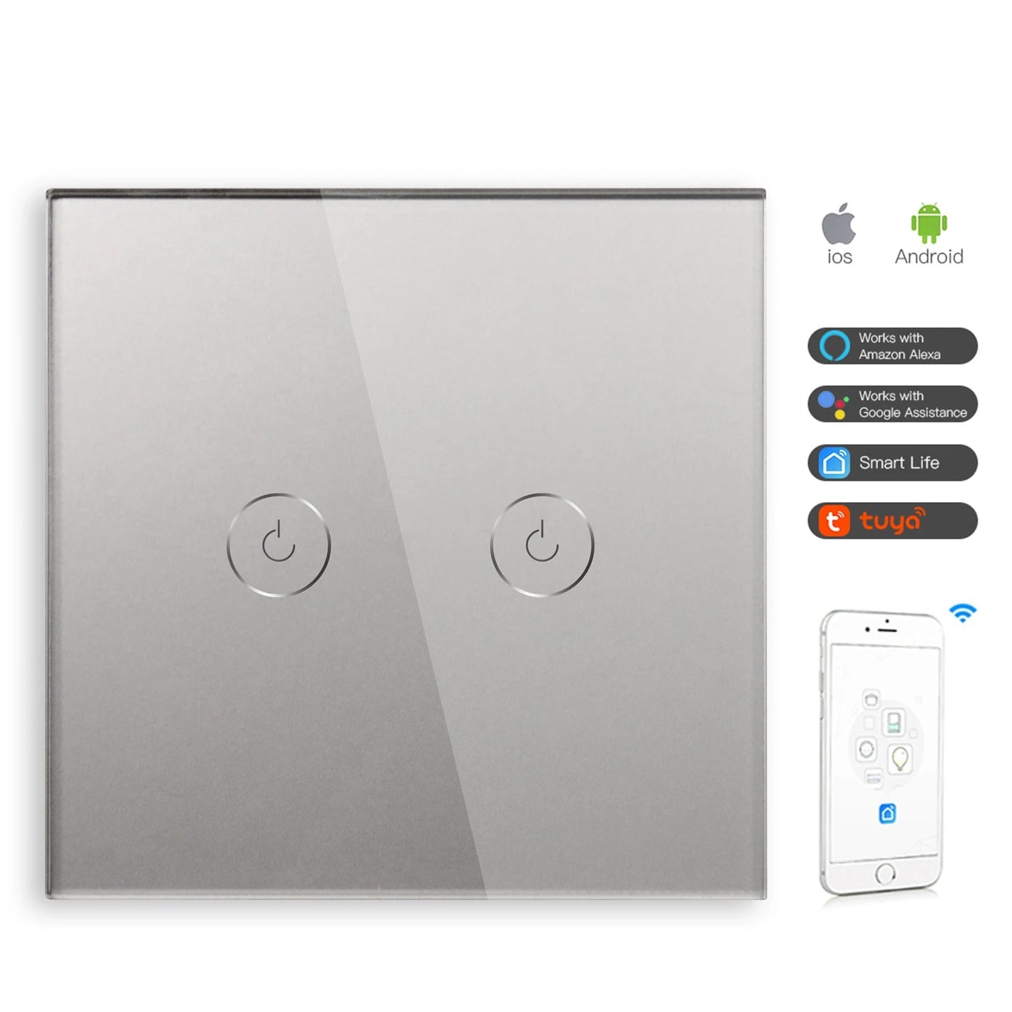 WIFI Wall Switches Smart Touch Screen