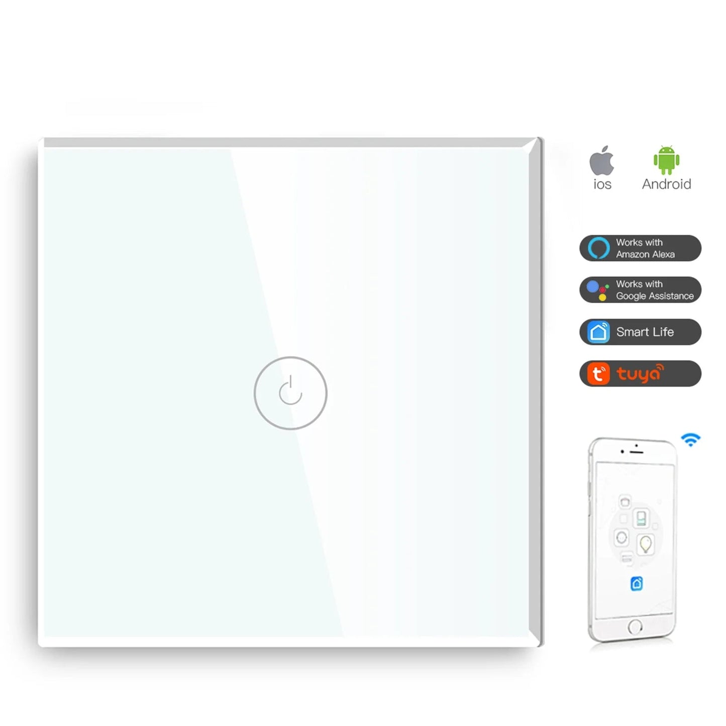 WIFI Wall Switches Smart Touch Screen