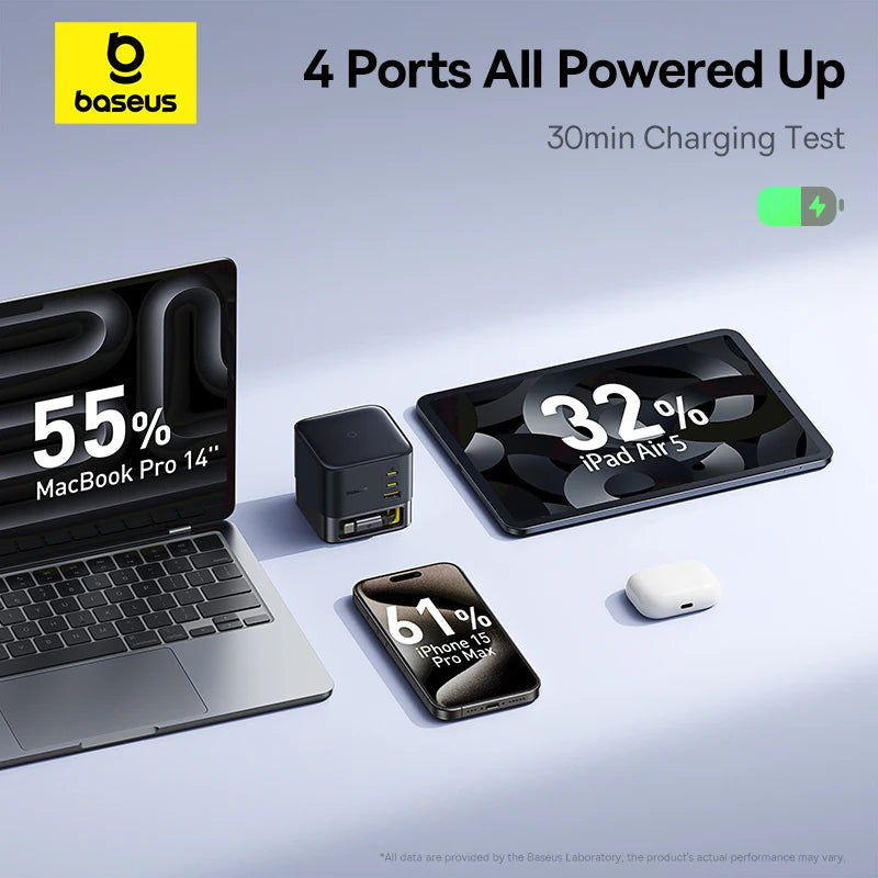 Baseus 100W Desktop Charger For Tablet Laptop Fast Charger