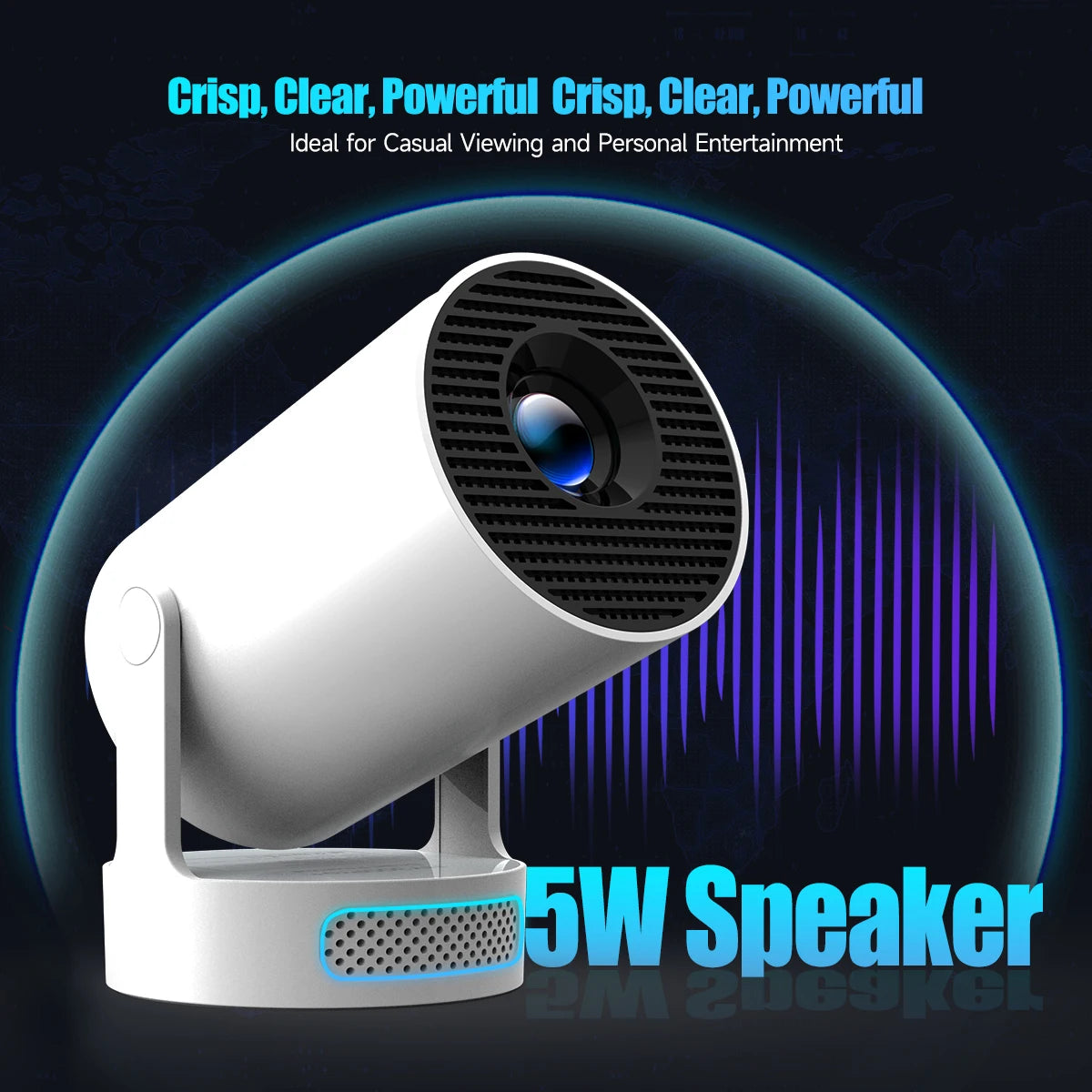 Projector with Android System support 4K resolution