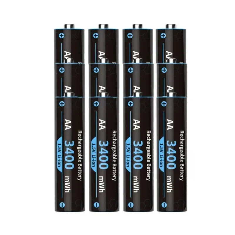 1.5V AA/AAA lithium battery with charger Intelligent storage charging