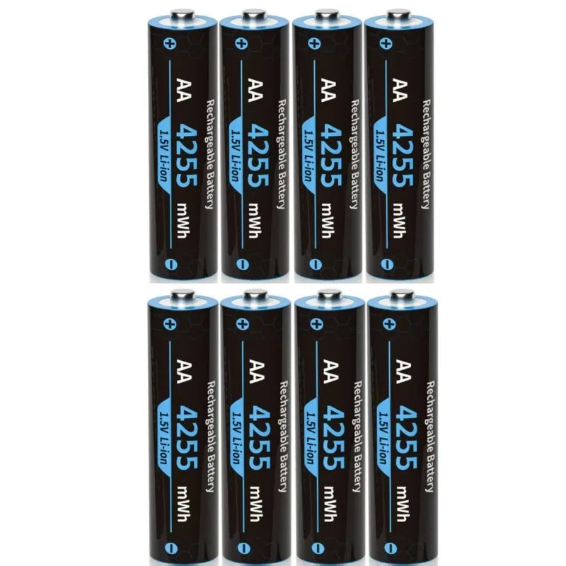 1.5V AA/AAA lithium battery with charger Intelligent storage charging