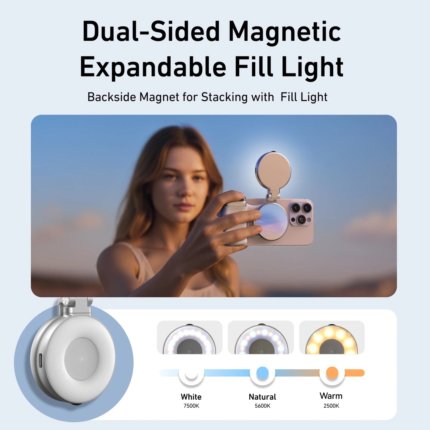 Phone Camera Shoot Hand Grip Magnetic Smart Phone Holder