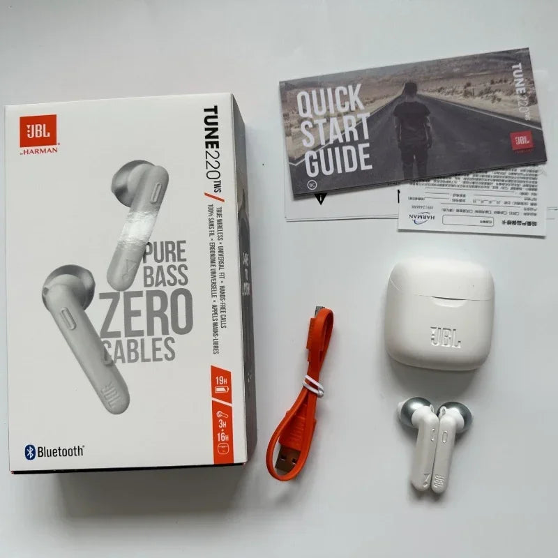 100% Original JBL TUNE 220TWS True Wireless Earphones Stereo