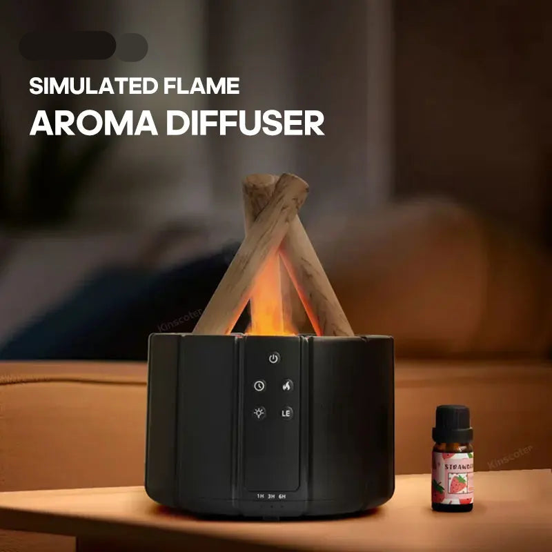 KINSCOTER Campfire Aroma Diffuser – Bonfire Air Humidifier