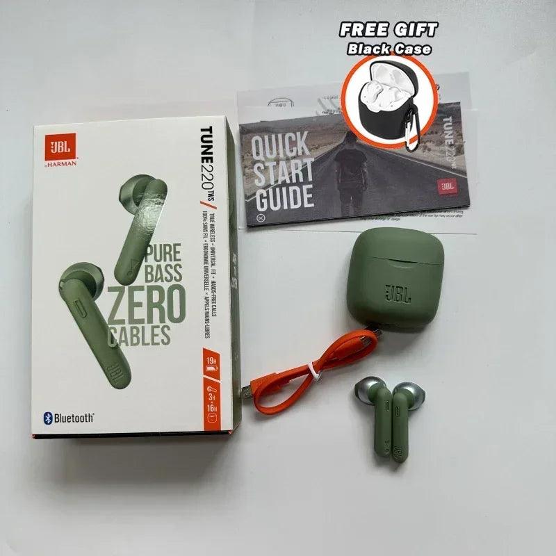 100% Original JBL TUNE 220TWS True Wireless Earphones Stereo