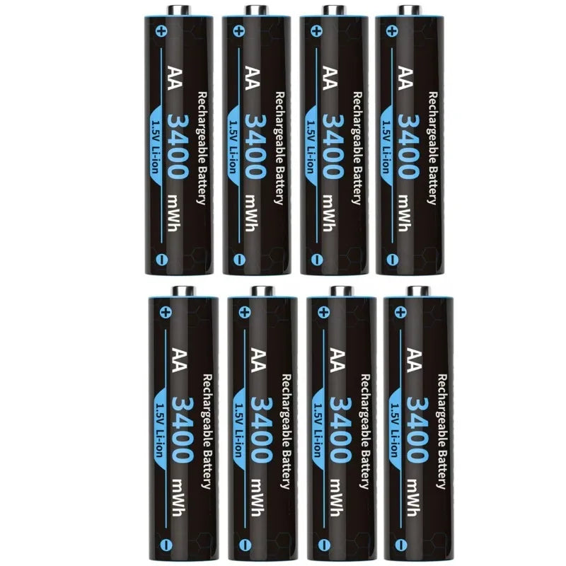 1.5V AA/AAA lithium battery with charger Intelligent storage charging