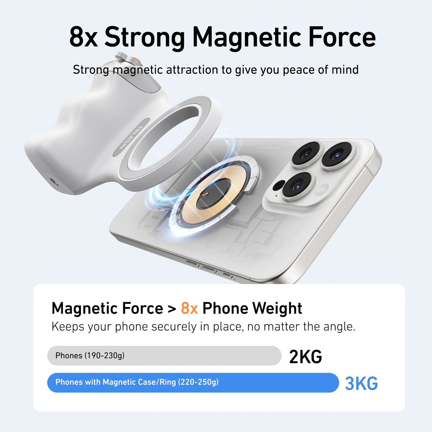 Phone Camera Shoot Hand Grip Magnetic Smart Phone Holder