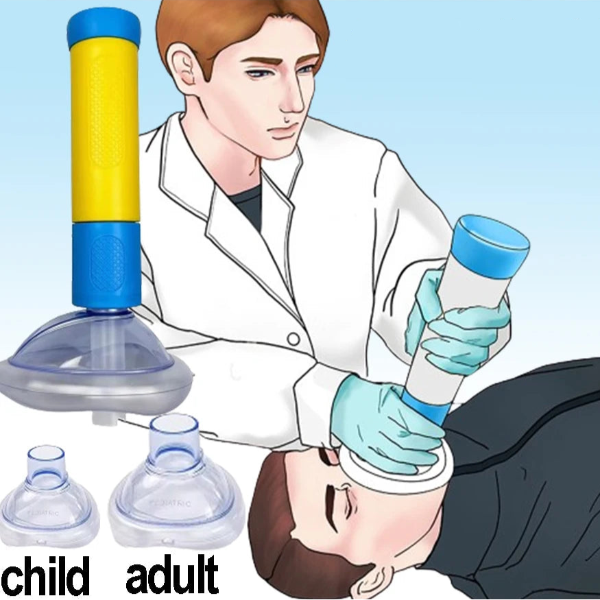 Anti-choking Rescue Device Anti Asphyxia Face Mask Emergency Home