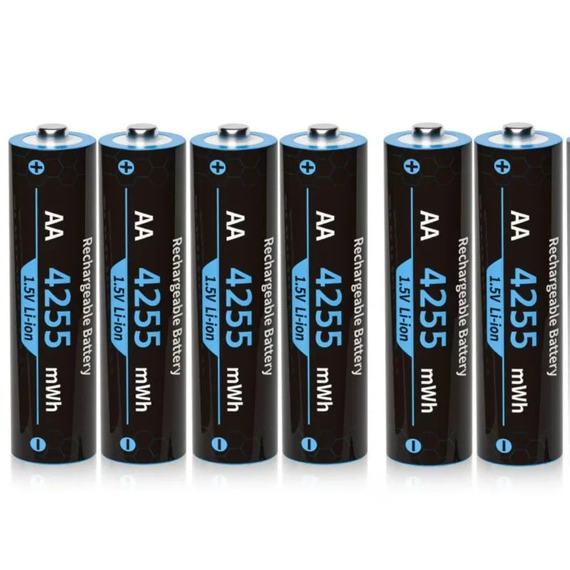 1.5V AA/AAA lithium battery with charger Intelligent storage charging
