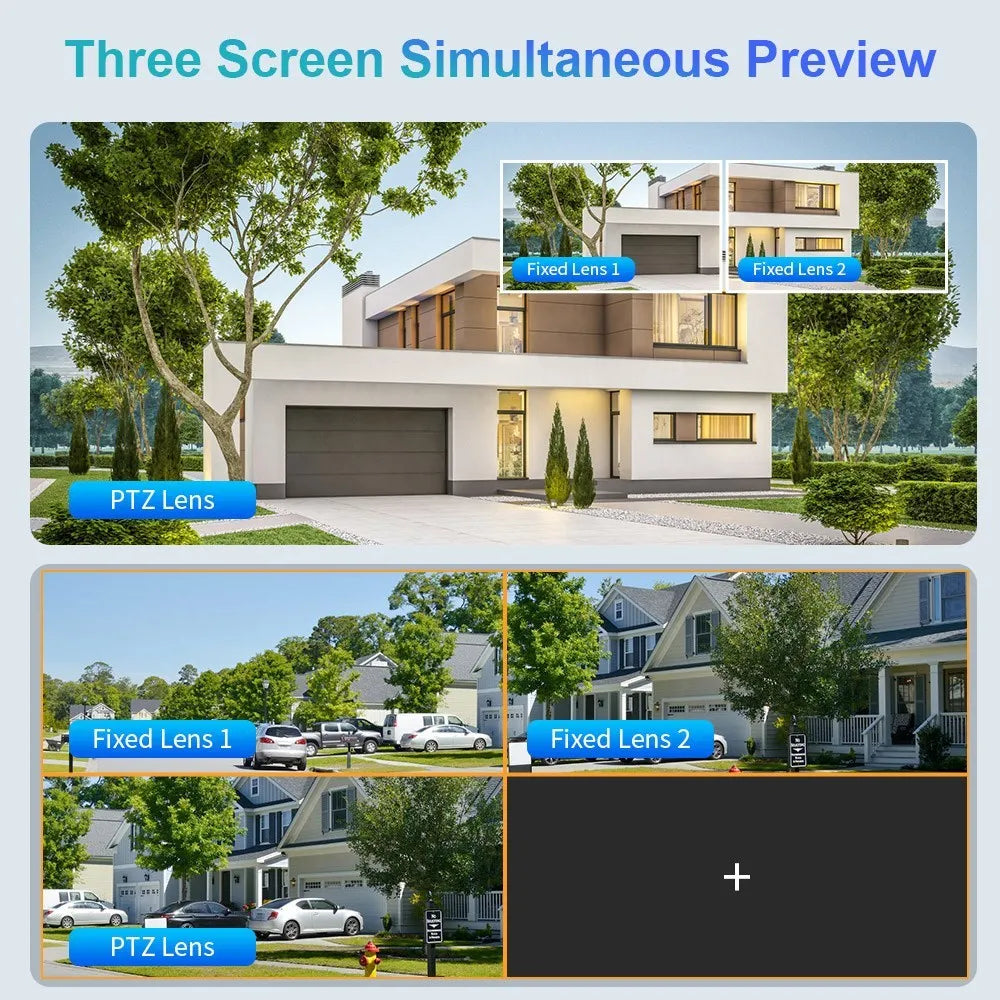 LS VISION Ultra 20MP 10K WIFI Surveillance Camera Outdoor