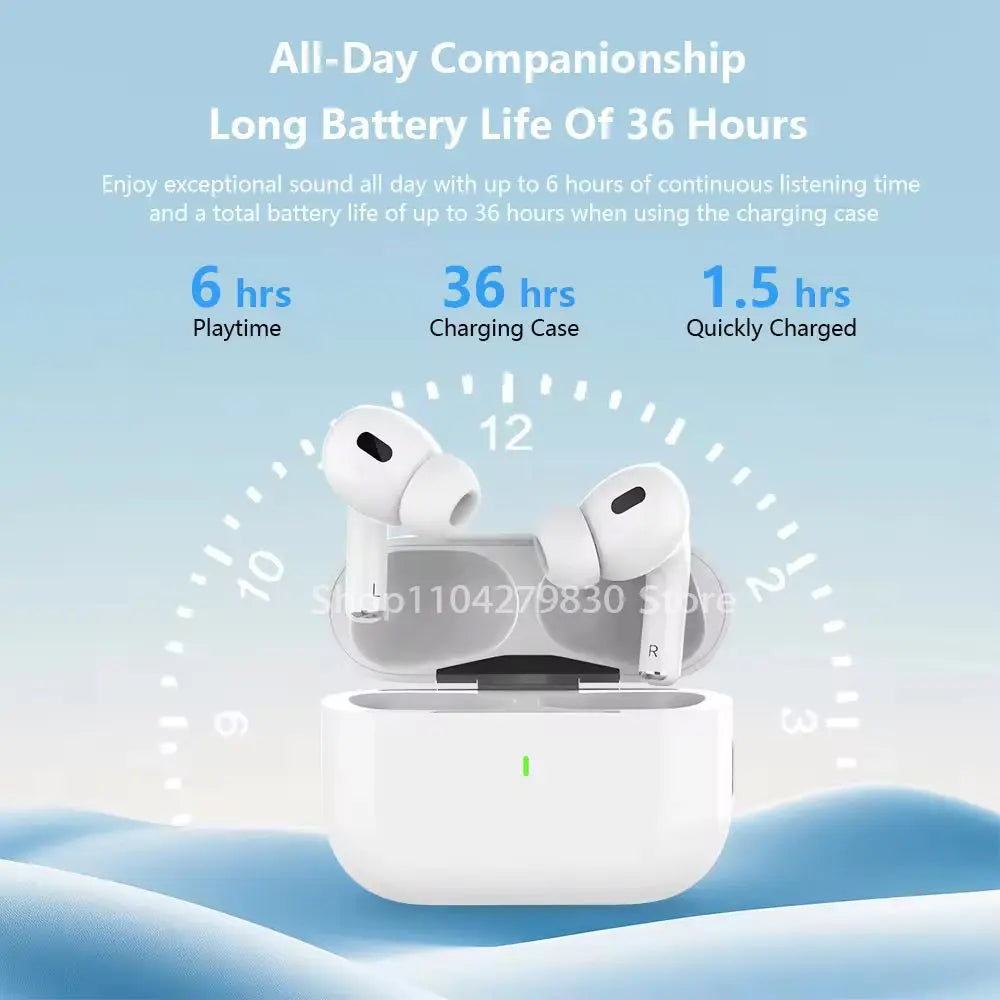New 2025 Air Pro True Wireless Bluetooth Earphones Headphones HiFi Sound