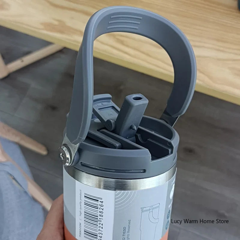 Tyeso Coffee Cup Thermos Bottle Stainless Steel Double-layer Insulation Cold And Hot