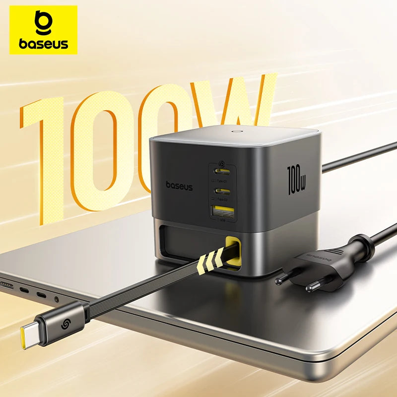 Baseus 100W Desktop Charger For Tablet Laptop Fast Charger