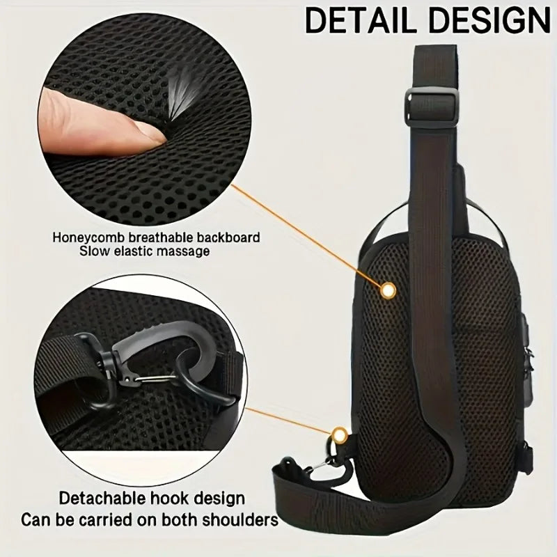 Men's Durable Anti-Theft Sling Bag