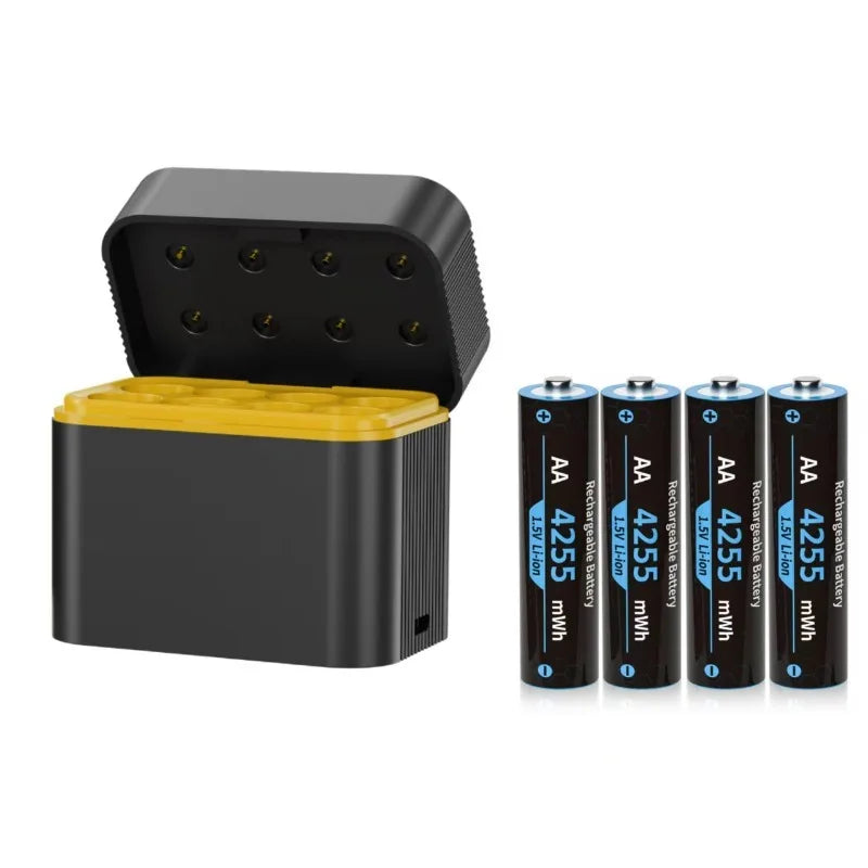 1.5V AA/AAA lithium battery with charger Intelligent storage charging