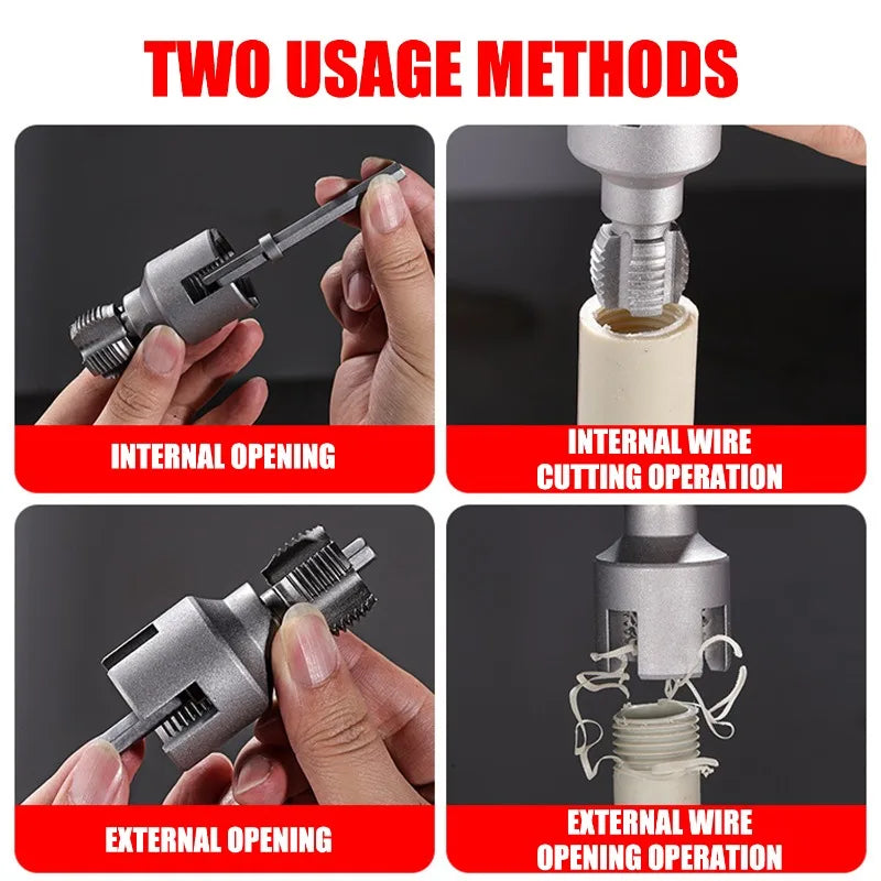 20MM/25MM PPR Drill Bit Water Pipe Inner Hole Opener Tapping Tool