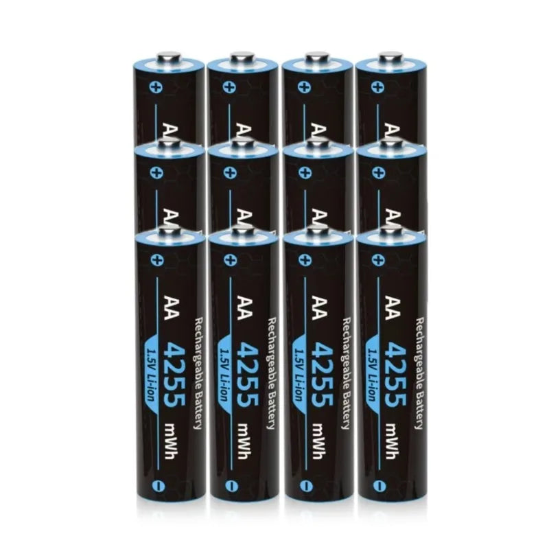 1.5V AA/AAA lithium battery with charger Intelligent storage charging