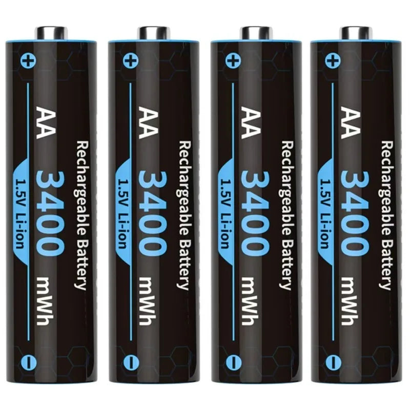 1.5V AA/AAA lithium battery with charger Intelligent storage charging