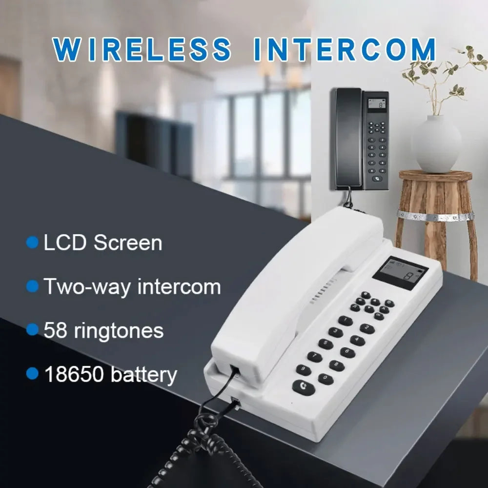 2.4Ghz wireless landline phone wireless intercom