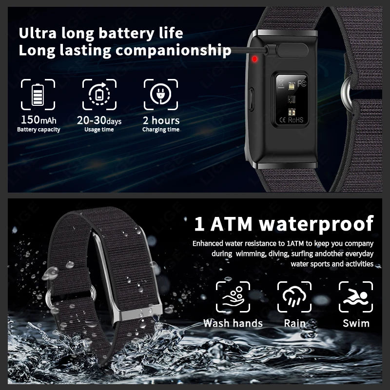 No Screen Smart Watch Men's Sports Outdoors