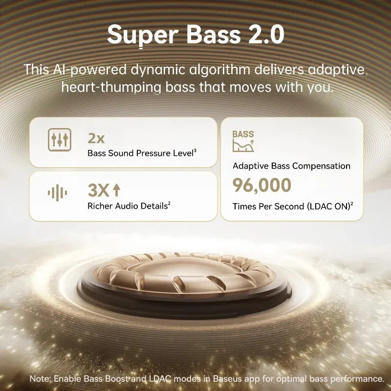 Baseus MC1 Pro Ear Clip Wireless Earphones Bluetooth 6.0