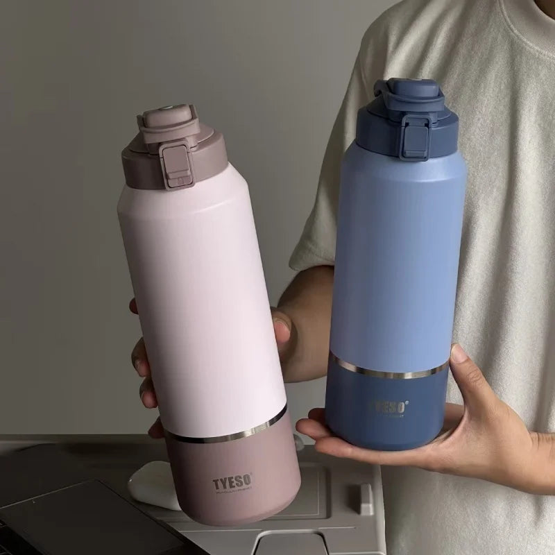 TYESO Vacuum Insulated Water Bottle -Stainless Steel