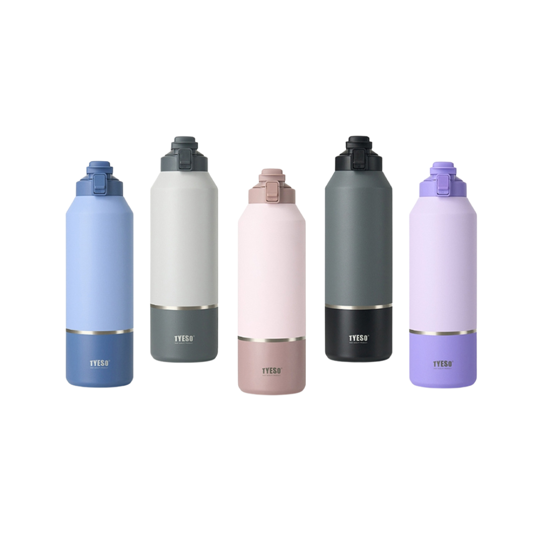 TYESO Vacuum Insulated Water Bottle -Stainless Steel