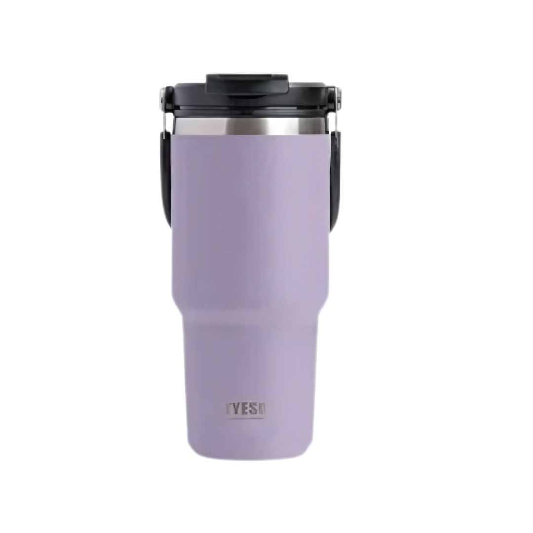 Tyeso Coffee Cup Thermos Bottle Stainless Steel Double-layer Insulation Cold And Hot