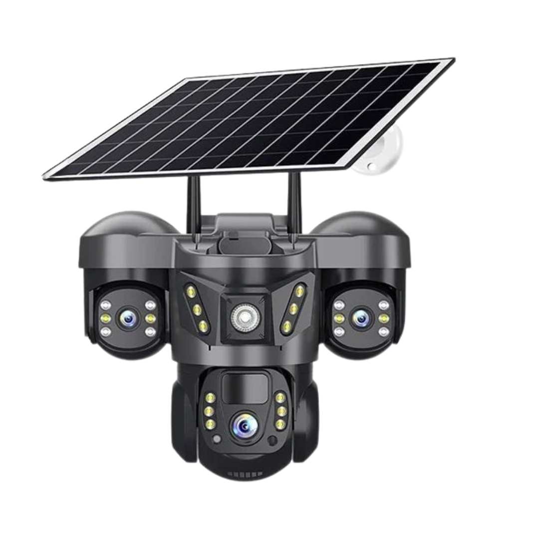 15MP 10X Zoom Triple Lens 4G Solar Camera Outdoor