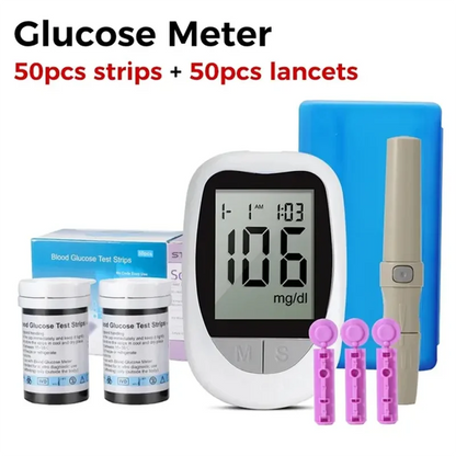 Blood Glucose Meter Glucometer Kit  Diabetes Test /100pcs Kit
