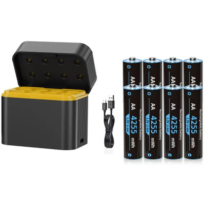 1.5V AA/AAA lithium battery with charger Intelligent storage charging