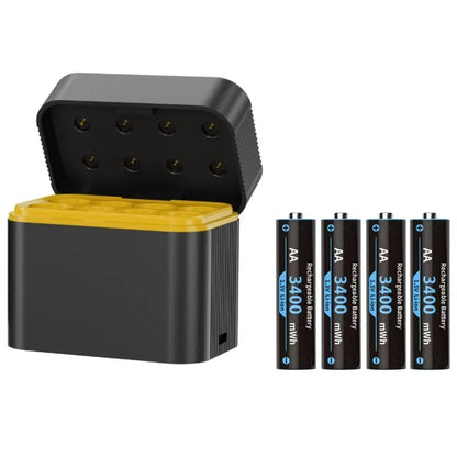 1.5V AA/AAA lithium battery with charger Intelligent storage charging