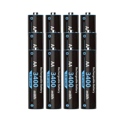 1.5V AA/AAA lithium battery with charger Intelligent storage charging