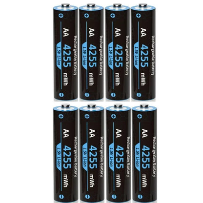 1.5V AA/AAA lithium battery with charger Intelligent storage charging