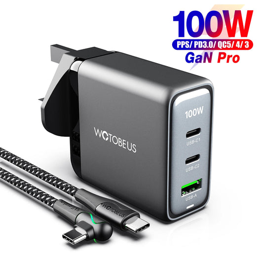 1Wall Charger,USB C PD100W PD65W 45W 20W