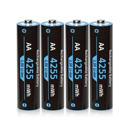 1.5V AA/AAA lithium battery with charger Intelligent storage charging