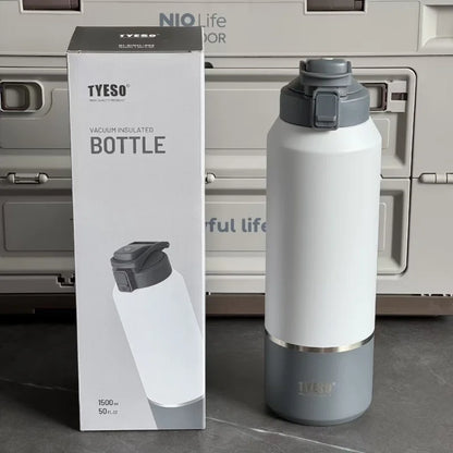 TYESO Vacuum Insulated Water Bottle -Stainless Steel