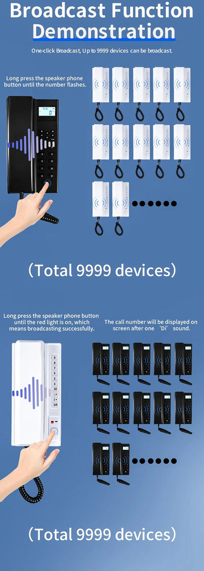 2.4Ghz wireless landline phone wireless intercom