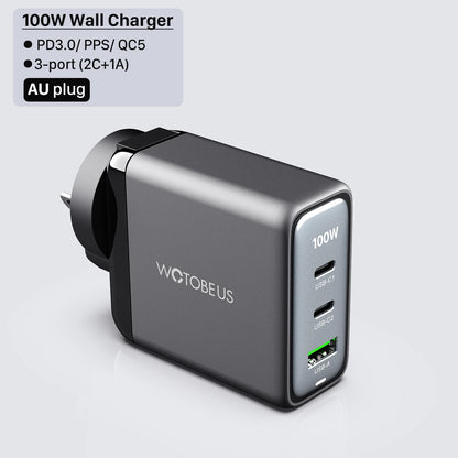 1Wall Charger,USB C PD100W PD65W 45W 20W