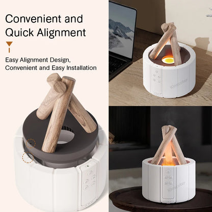 KINSCOTER Campfire Aroma Diffuser – Bonfire Air Humidifier