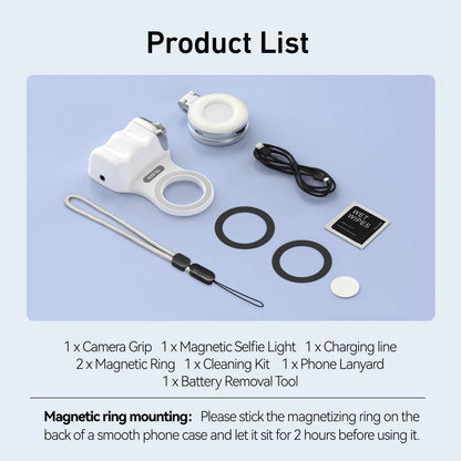 Phone Camera Shoot Hand Grip Magnetic Smart Phone Holder